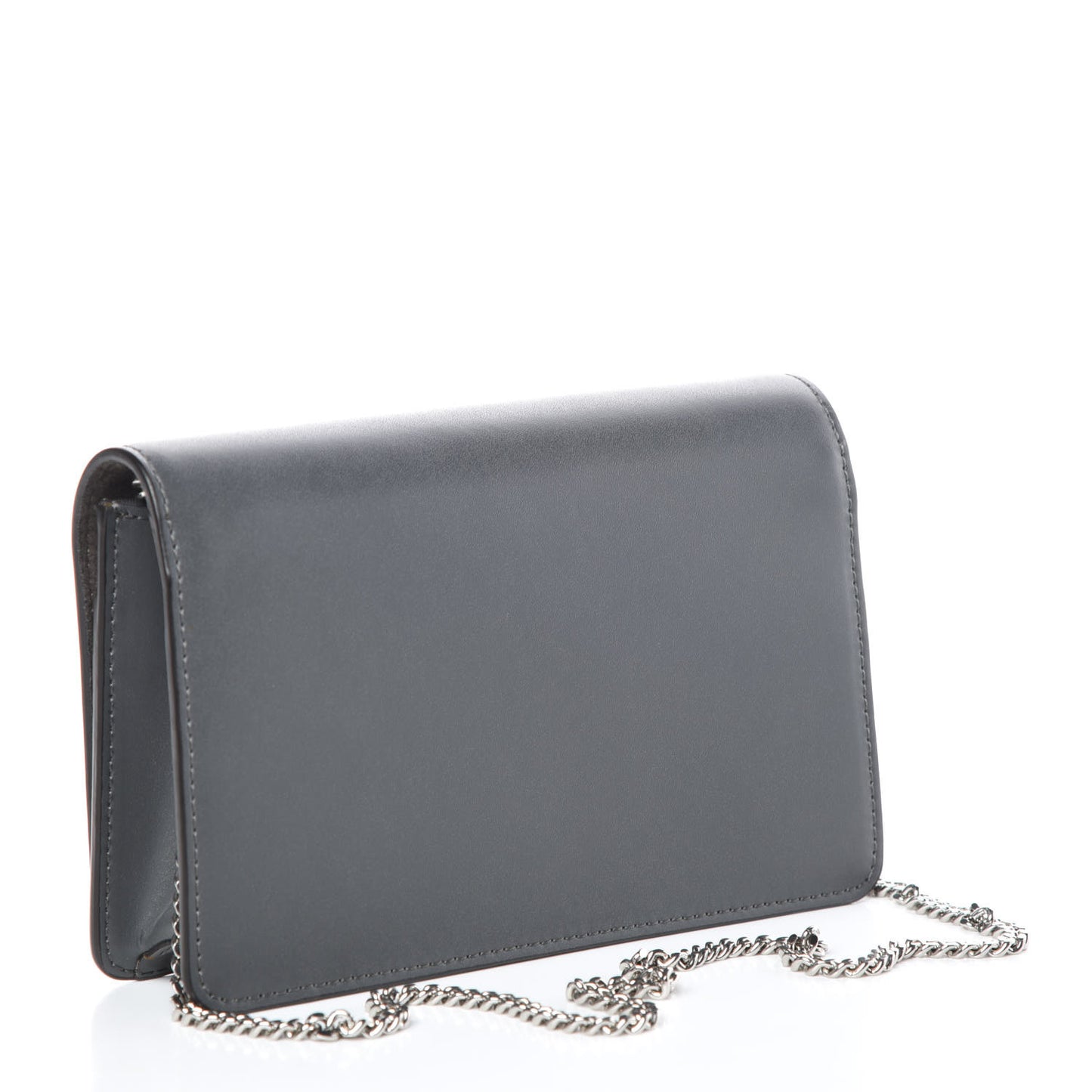 Vitello Liberty Studded Tube Wallet On Chain Asfalto Multicolor
