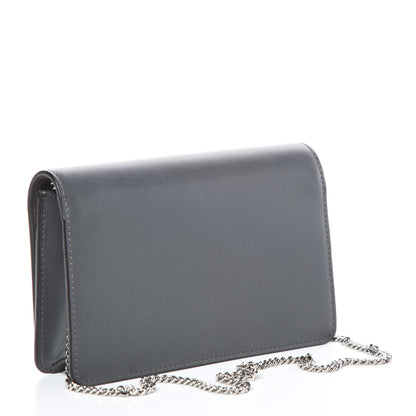 Fendi Vitello Liberty Studded Tube Wallet On Chain Asfalto Multicolor 3 of 8