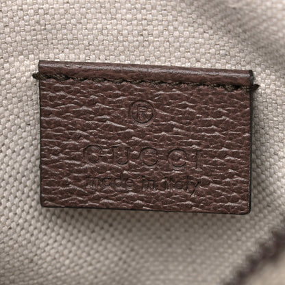 Gucci GG Supreme Monogram Mini Neo Vintage Double Zip Messenger Bag Beige New Acero Crop 9 of 10