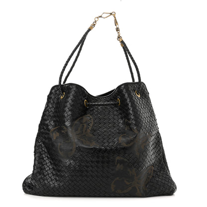 Bottega Veneta Nappa Intrecciato Butterfly Shoulder Bag Black 1 of 11