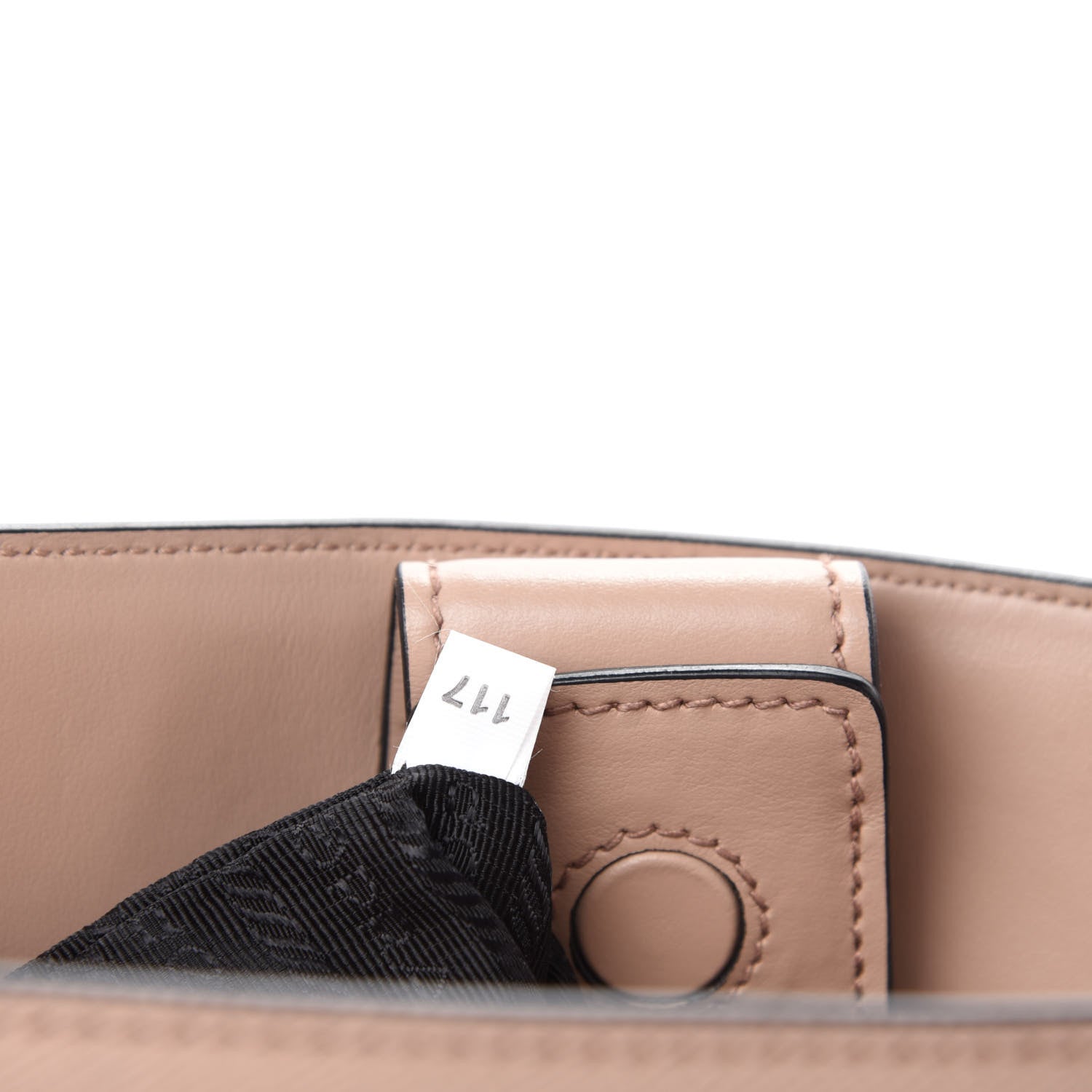 Prada Saffiano Soft Calfskin Small Zippered Tote Cipria 10 of 11