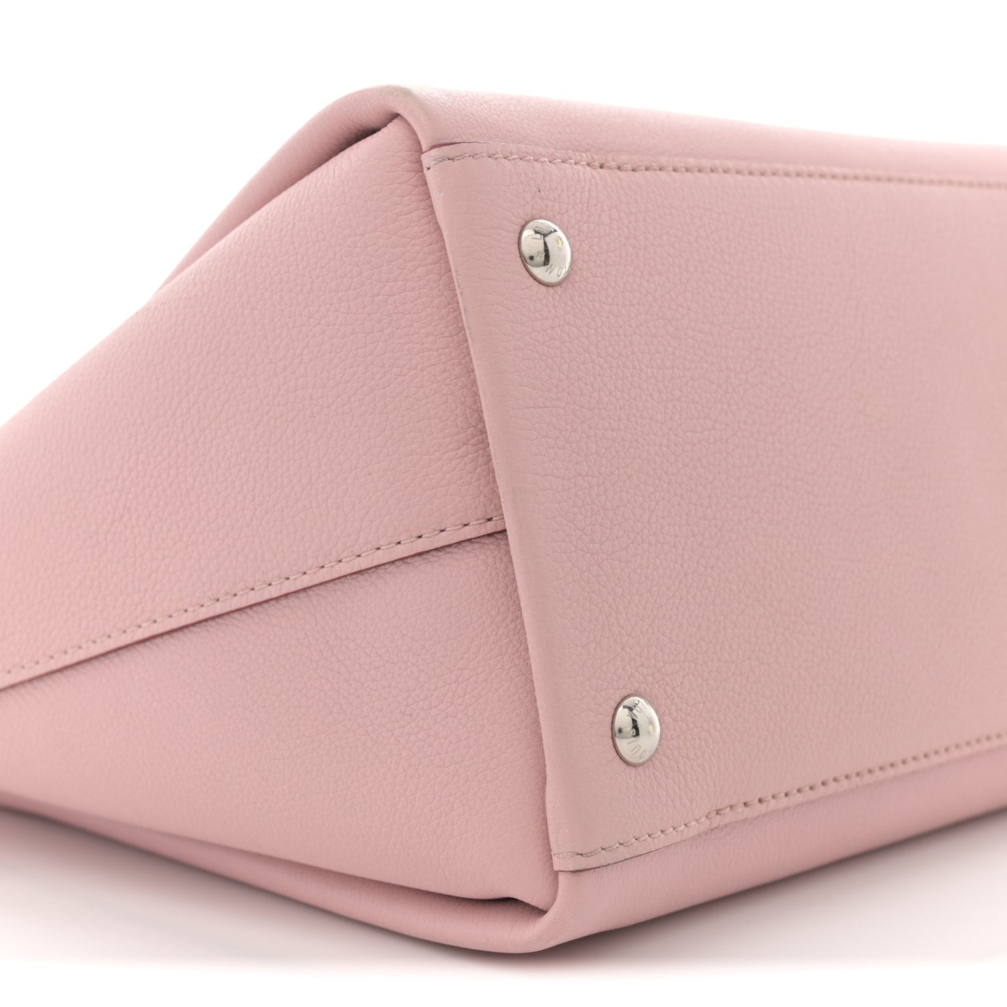 Calfskin Lockmeto Rose Poudre