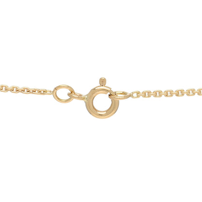 Louis Vuitton 18K Yellow Gold Diamond Small LV Volt One Pendant Necklace 4 of 5