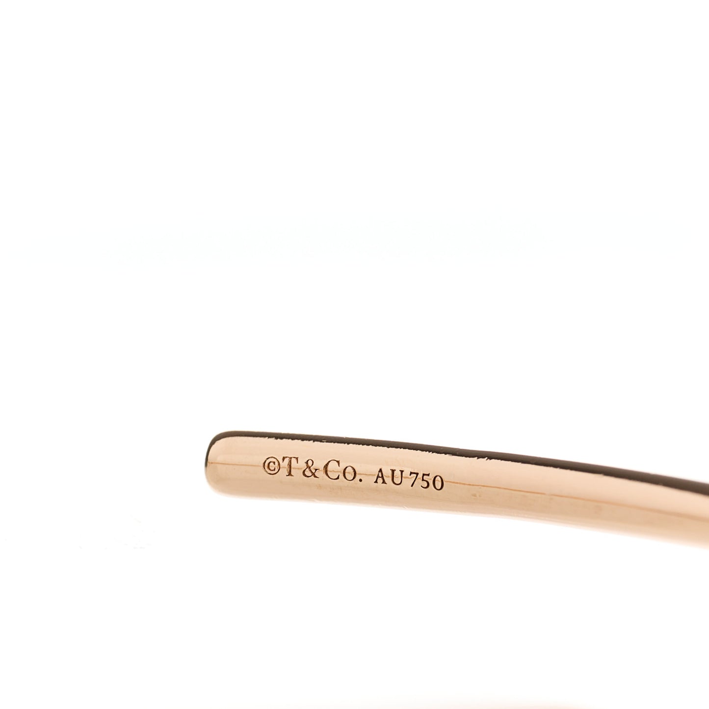 18K Rose Gold Diamond Metro Wire Bracelet