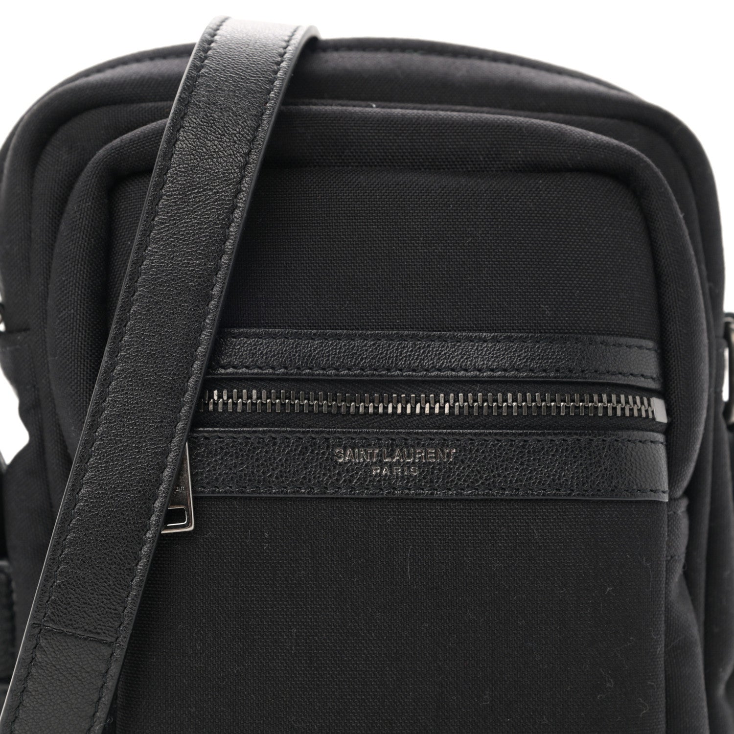 Saint Laurent Canvas Sid Messenger Bag Black 8 of 11