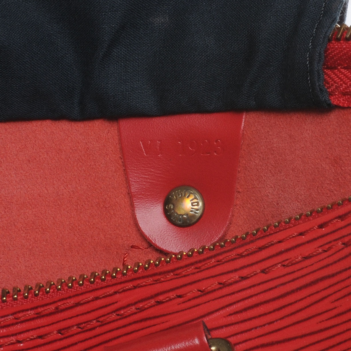 Louis Vuitton Epi Speedy 30 Red 7 of 7