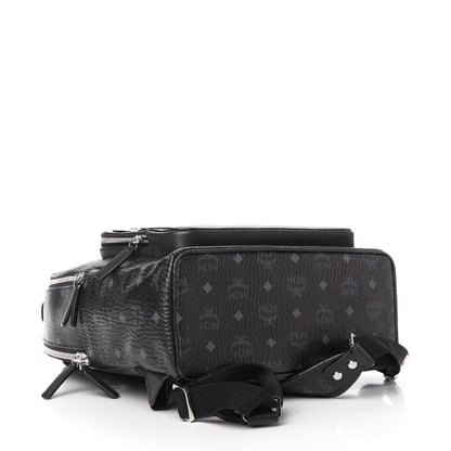 MCM Visetos Medium Stark Backpack Black 4 of 9