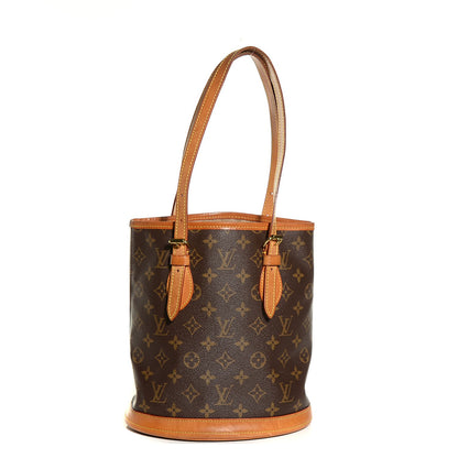 Louis Vuitton Monogram Petit Bucket 23 1 of 7