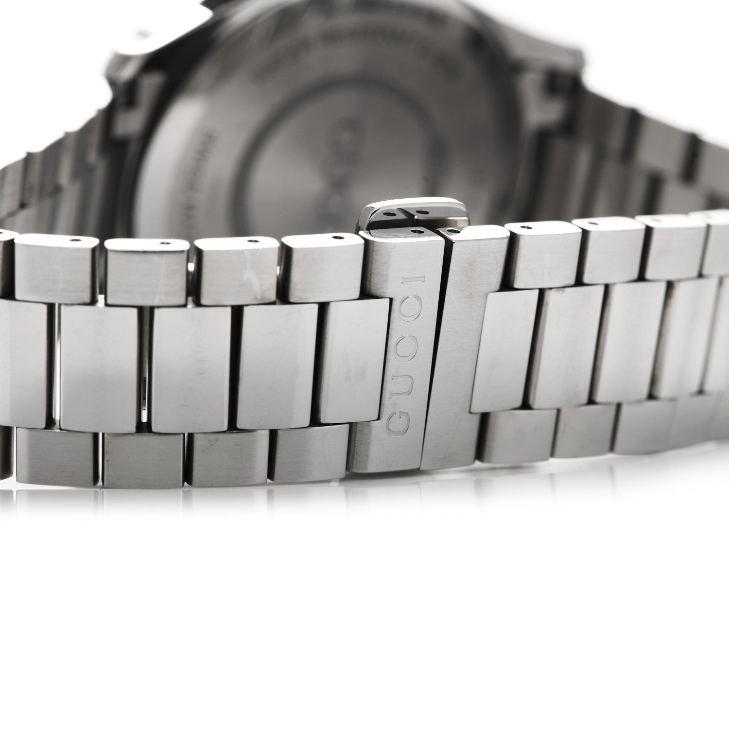 Gucci Stainless Steel 38mm G-Timeless Tiger Quartz Watch Black 5 of 6