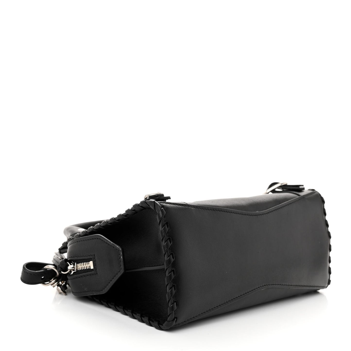 Smooth Calfskin Silver Hardware XS Neo Classic City Black