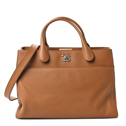Chanel Caviar Medium Cerf Executive Shopper Tote Dark Beige 1 of 6