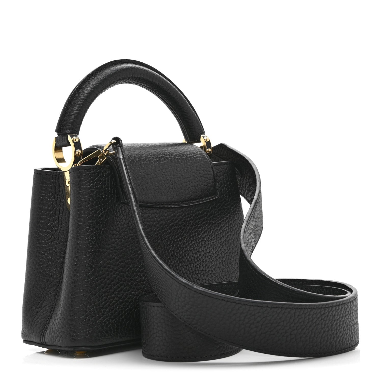 Louis Vuitton Taurillon Mini Capucines Black 3 of 10