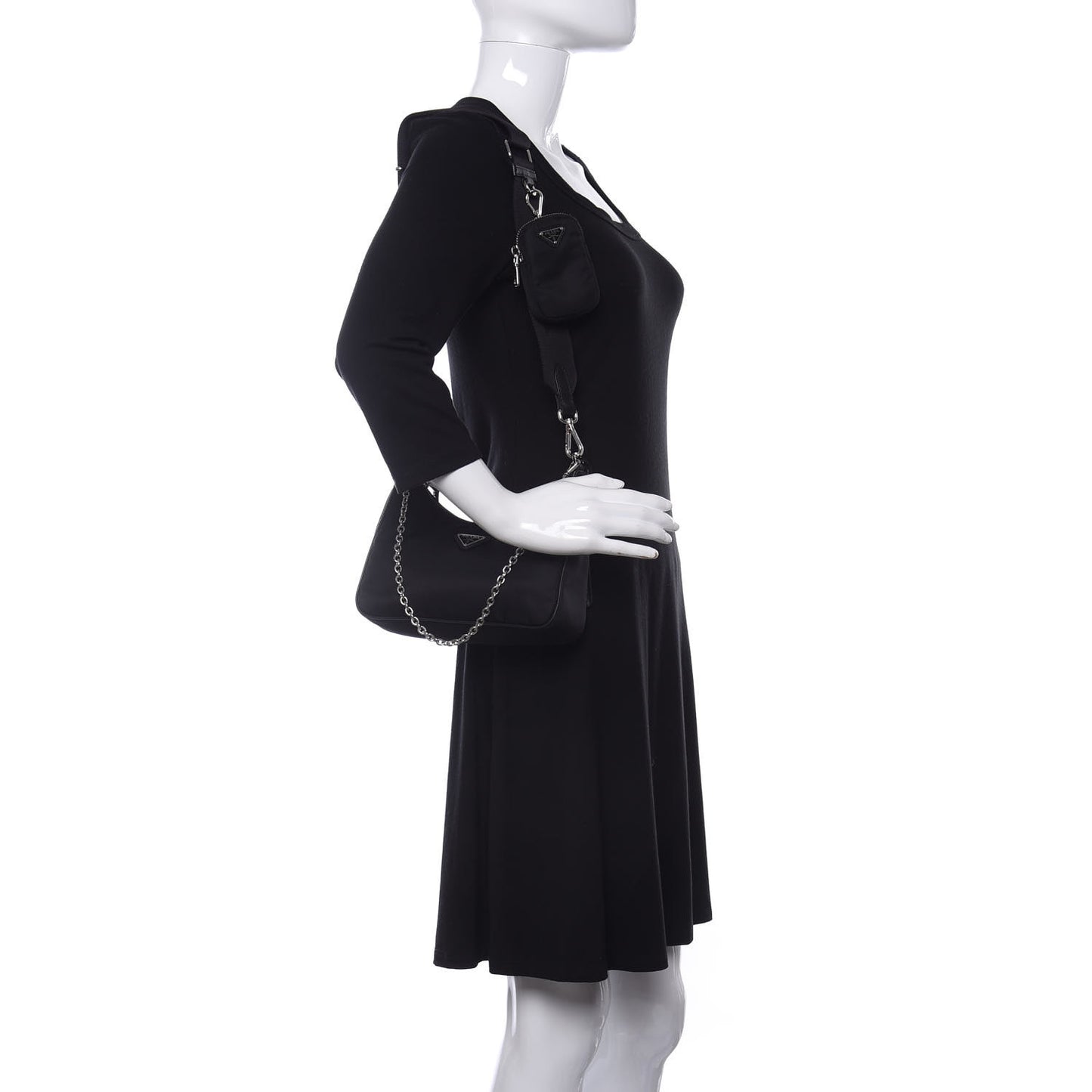 Nylon Re-Edition 2005 Shoulder Bag Black