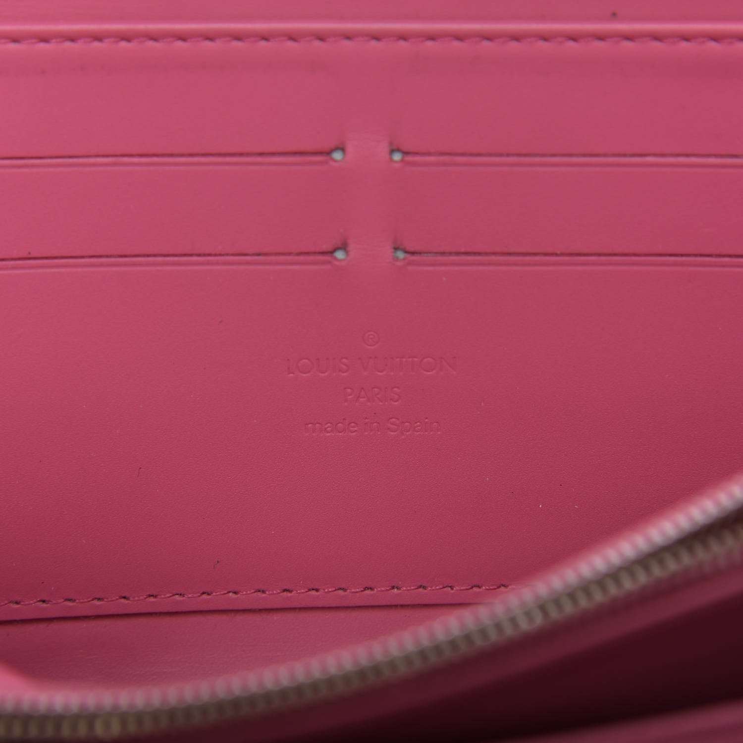 Louis Vuitton Vernis Zippy Wallet Framboise 8 of 10