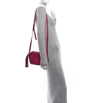 Gucci Cellarius Calfskin Small Soho Disco Bag Bright Bouganville 2 of 11