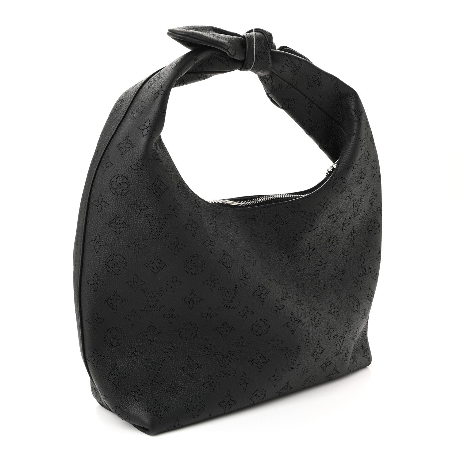 Louis Vuitton Mahina Why Knot MM Black 3 of 9