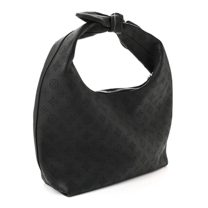 Louis Vuitton Mahina Why Knot MM Black 3 of 9