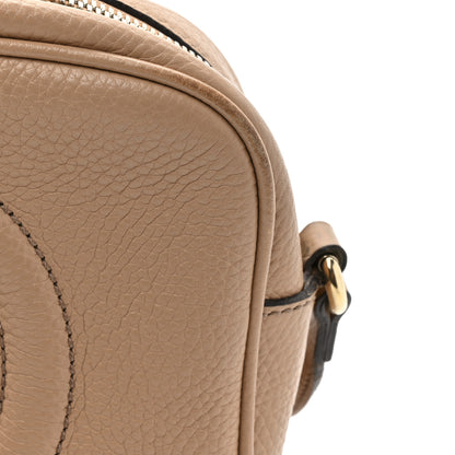 Gucci Pebbled Calfskin Small Soho Disco Bag Rose Beige 16 of 17