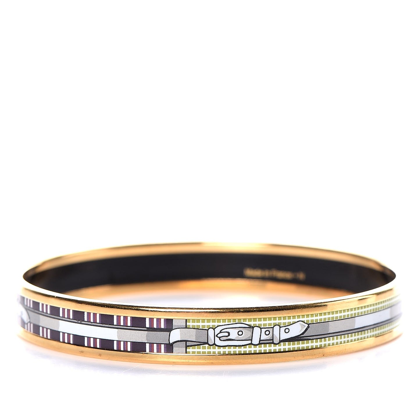 Enamel Narrow Printed Buckle Bracelet 65