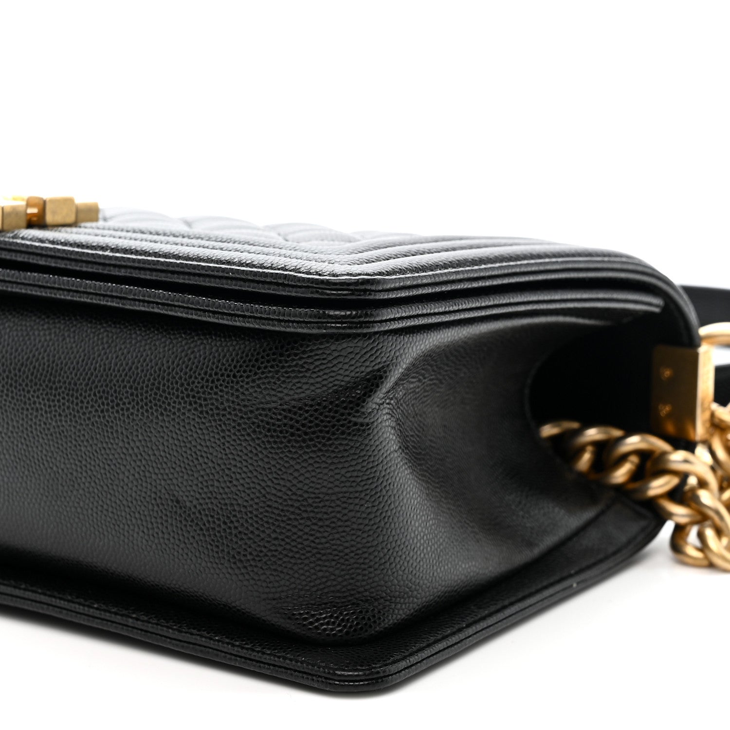 Chanel Caviar Quilted Medium Boy Flap Black 10 of 10