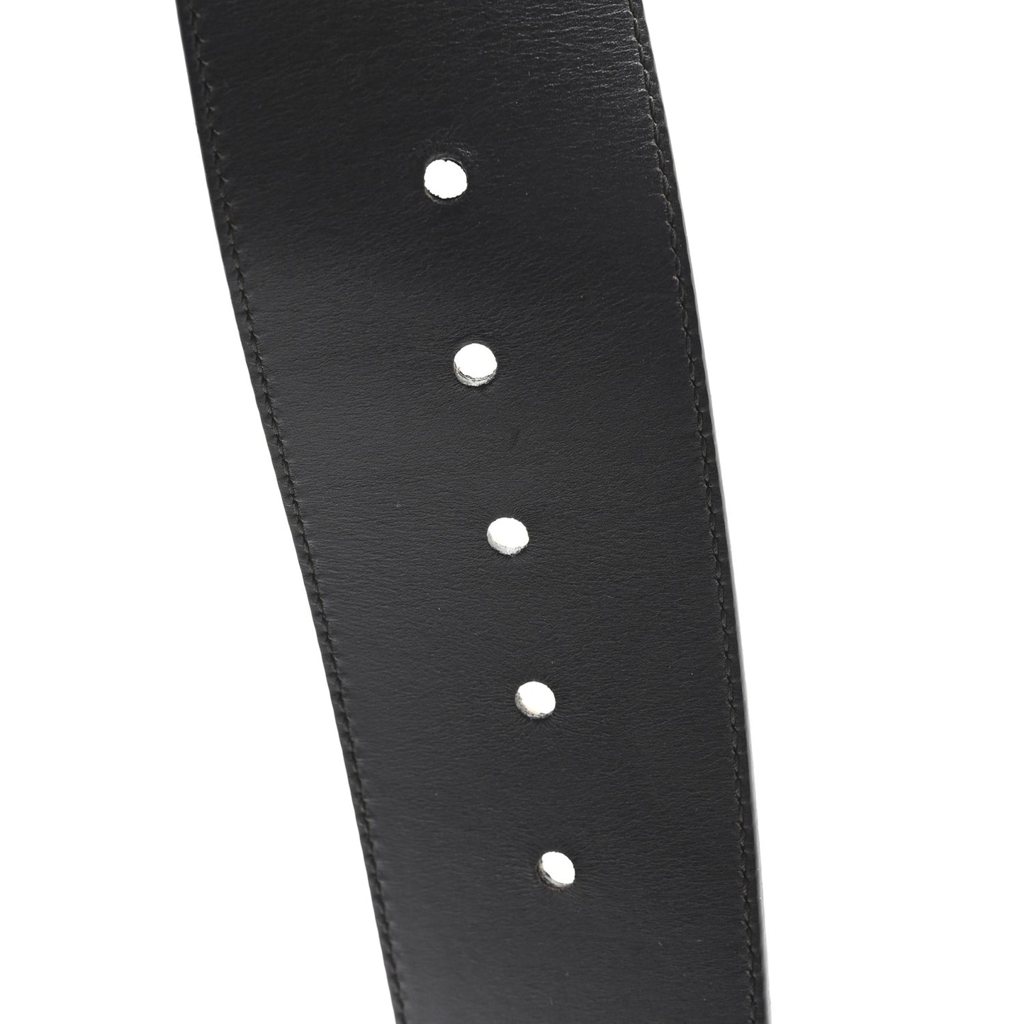 Metallic Calfskin Square Buckle Wide Belt 65 26 Gold