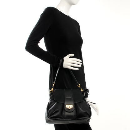 Chloe Lambskin Small Lexa Shoulder Bag Black 3 of 9