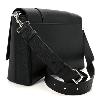 Balenciaga Semi Matte Soft Textured Calfskin Downtown Shoulder Bag Black 3 of 11