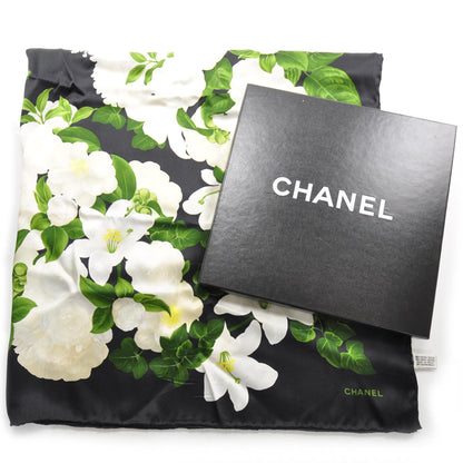 Chanel Silk Camellia Flower Scarf 3 of 6