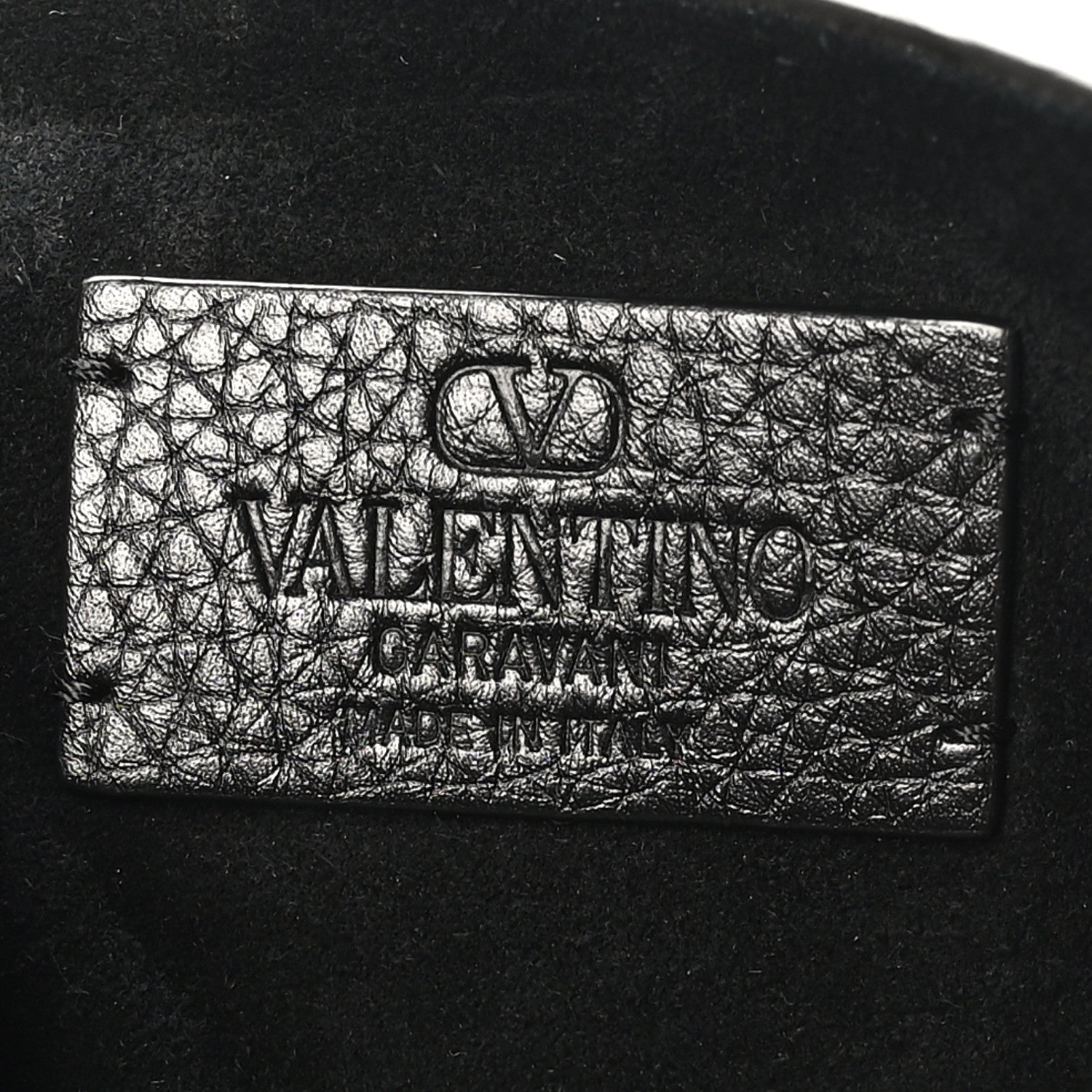 Valentino Garavani Grainy Calfskin Studded Medium Nellcote Shopping Tote Black 7 of 10