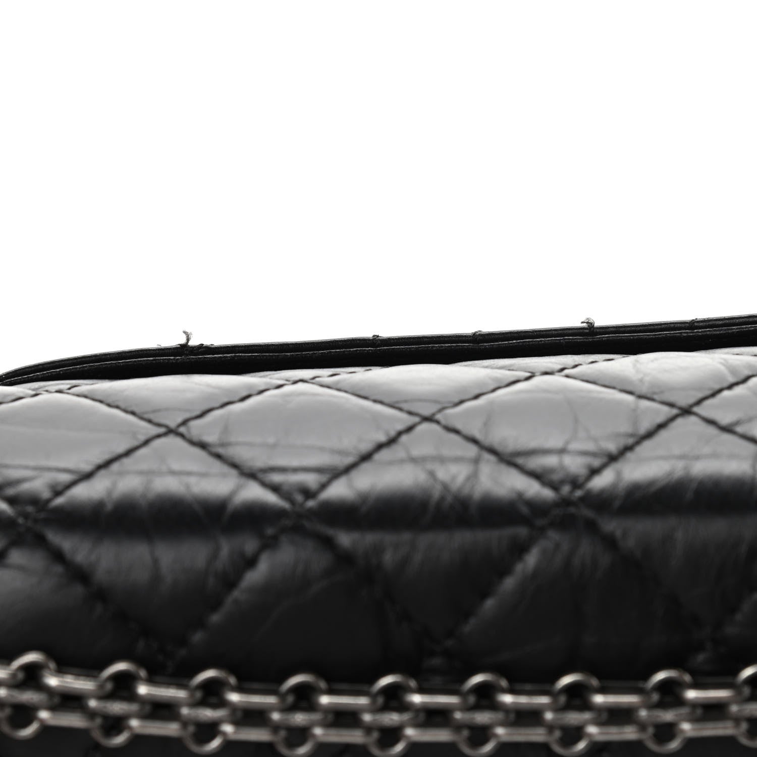 Chanel Aged Calfskin Quilted 2.55 Reissue 226 Flap Black 12 of 12