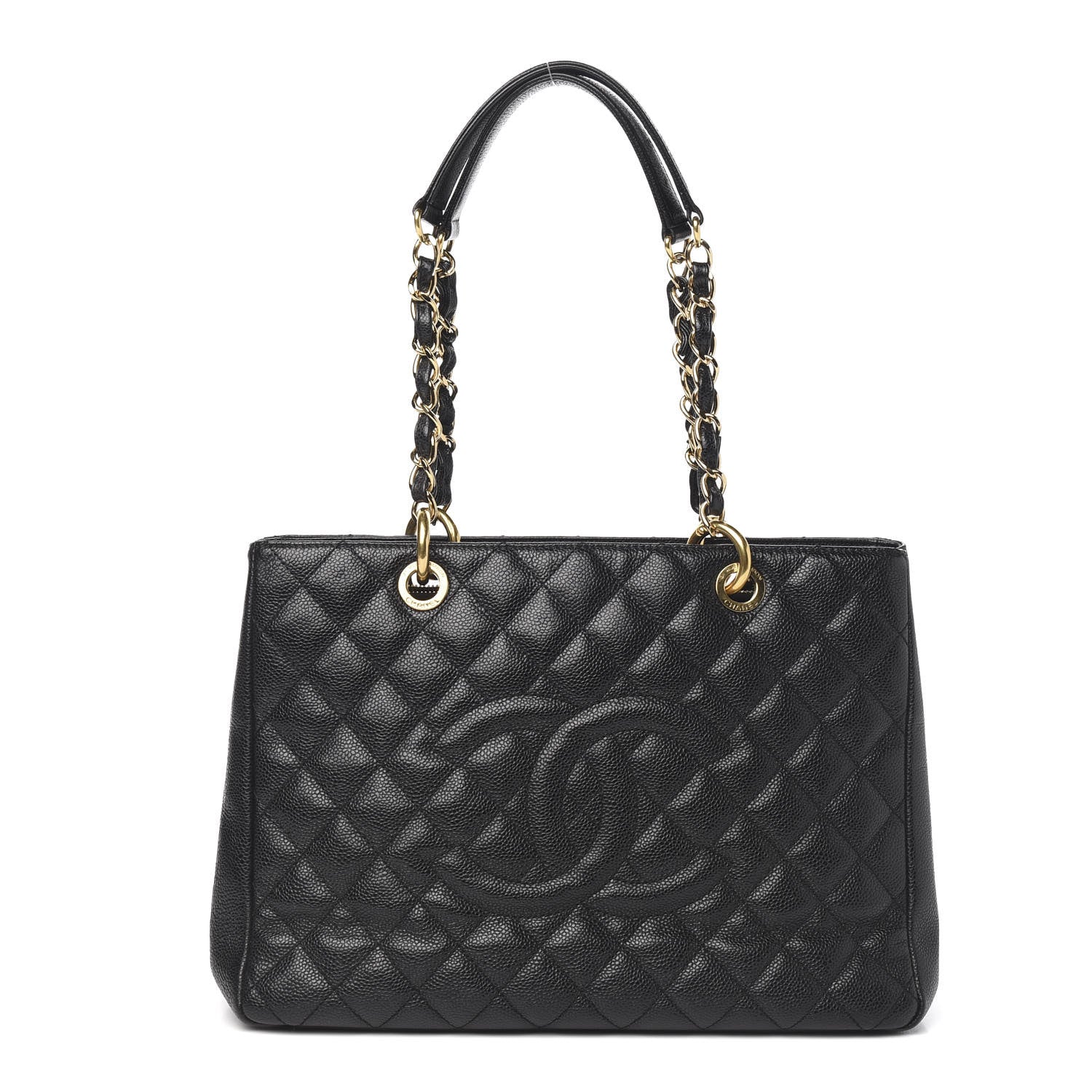 Chanel Caviar Quilted Grand Shopping Tote GST Black 1 of 9