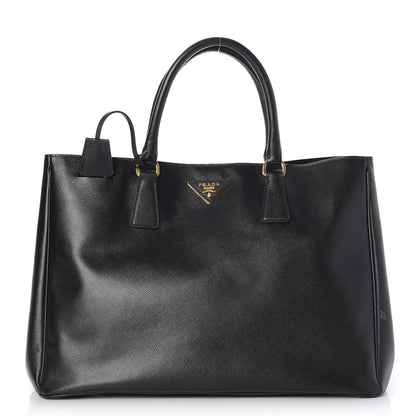 Prada Saffiano Lux Large Tote Nero Black 1 of 7