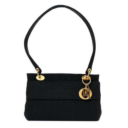 Christian Dior Nylon Cannage Shoulder Bag Black 1 of 11