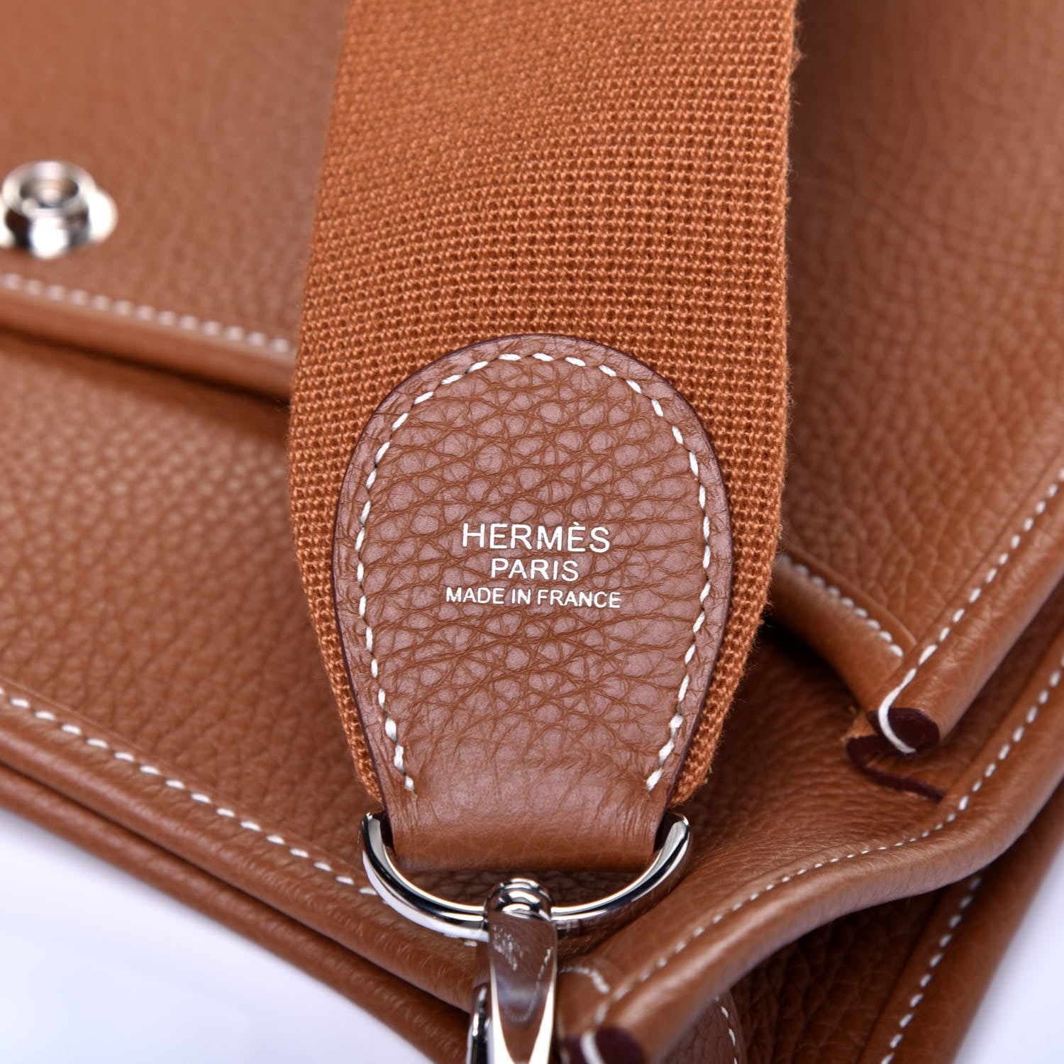 Hermes Taurillon Clemence Evelyne III PM Gold 7 of 9