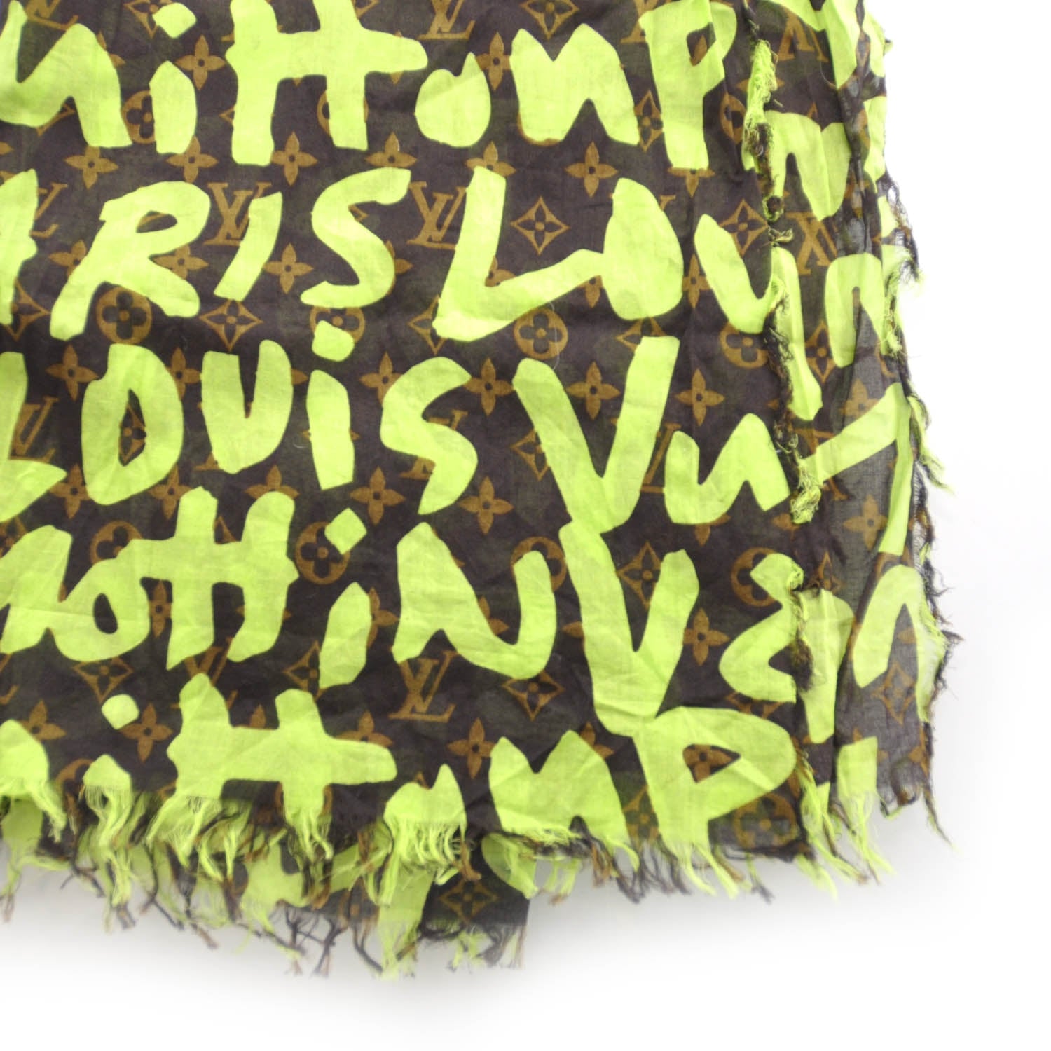Louis Vuitton Cotton Graffiti Green 1 of 4