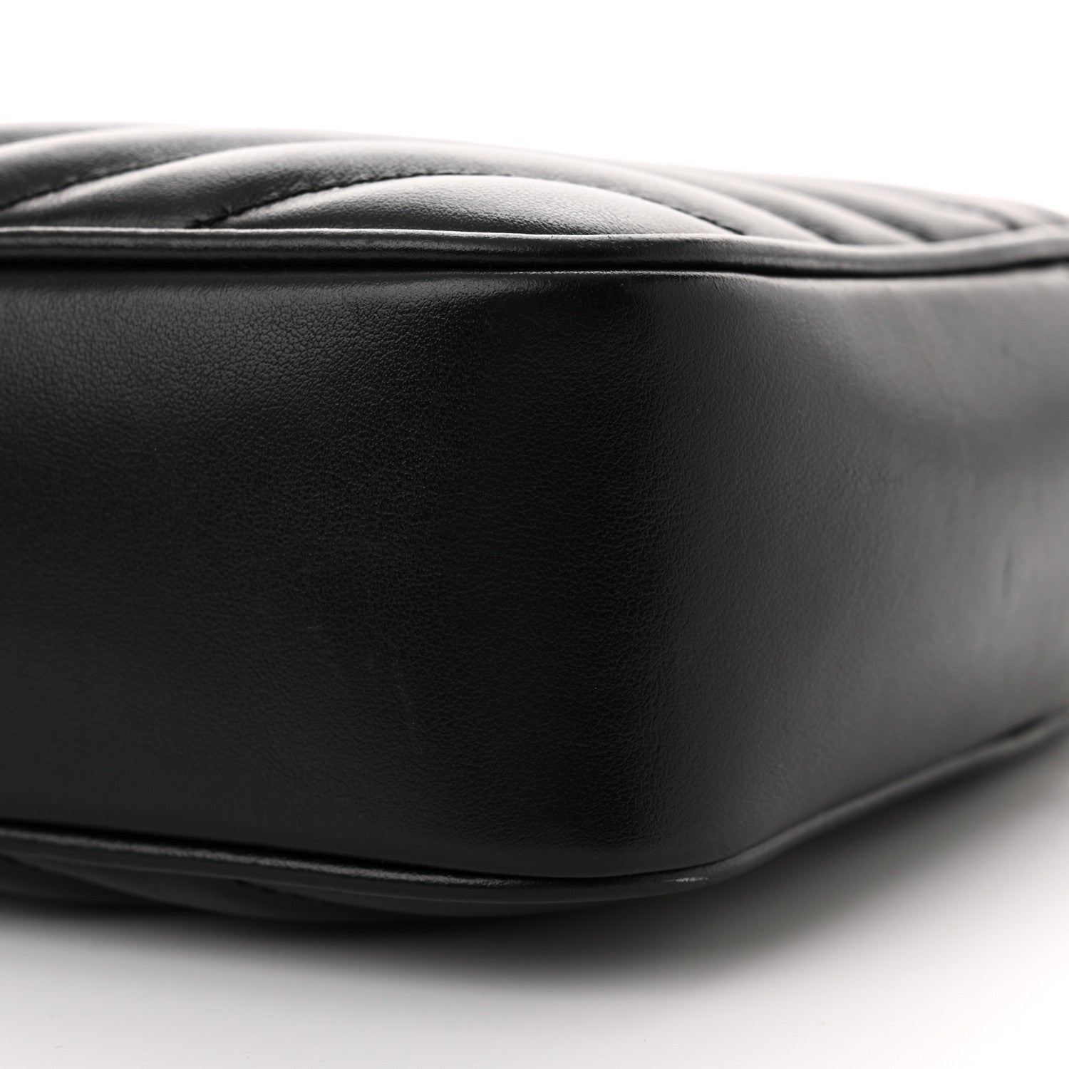 Saint Laurent Calfskin Matelasse Monogram Lou Camera Bag Black 10 of 16
