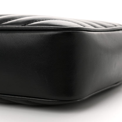 Saint Laurent Calfskin Matelasse Monogram Lou Camera Bag Black 10 of 16