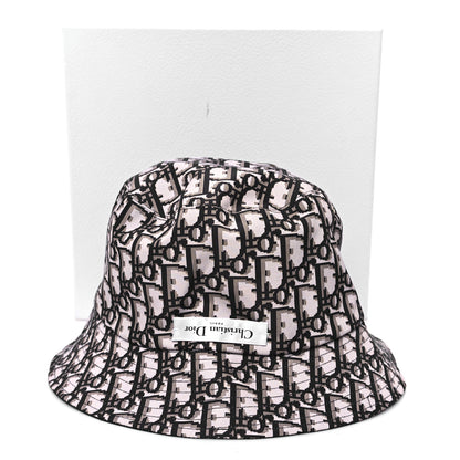 Christian Dior Oblique Reversible Teddy-D Brim Bucket Hat 58 Black 13 of 13