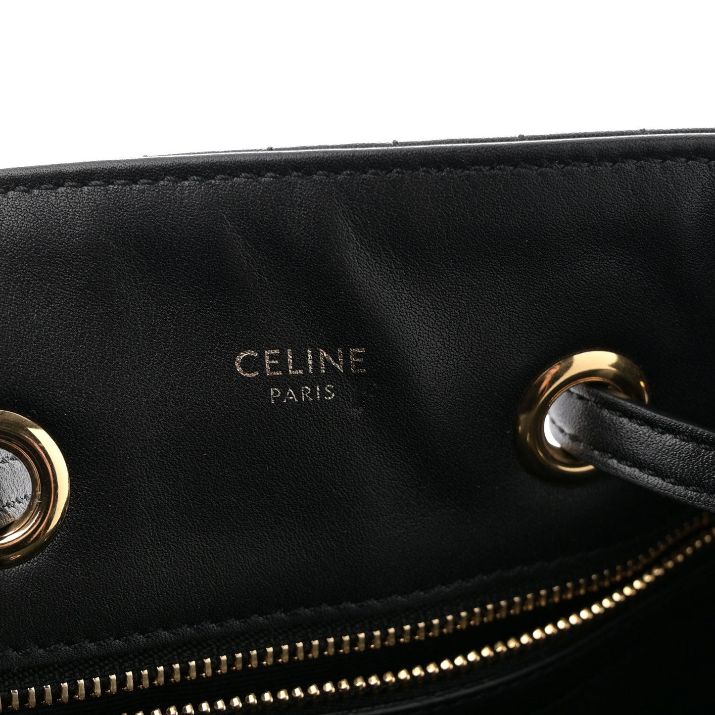 Calfskin Quilted Small C Backpack Black Black