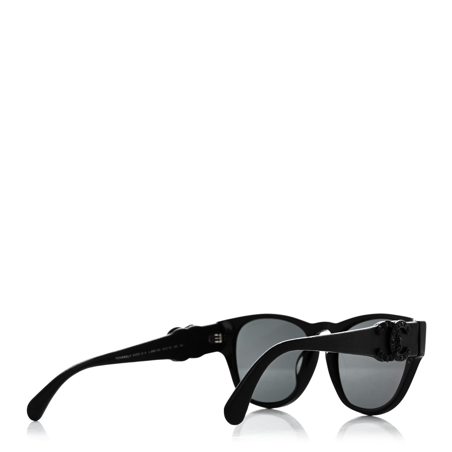 Chanel Crystal Lambskin CC Sunglasses 5455-Q-A Black 4 of 6