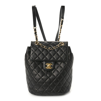 Chanel Calfskin Quilted Mini Urban Spirit Backpack Black 1 of 9