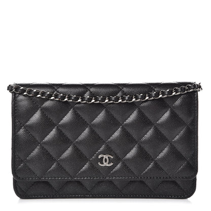 Chanel Caviar Quilted Wallet On Chain WOC Black 1 of 9