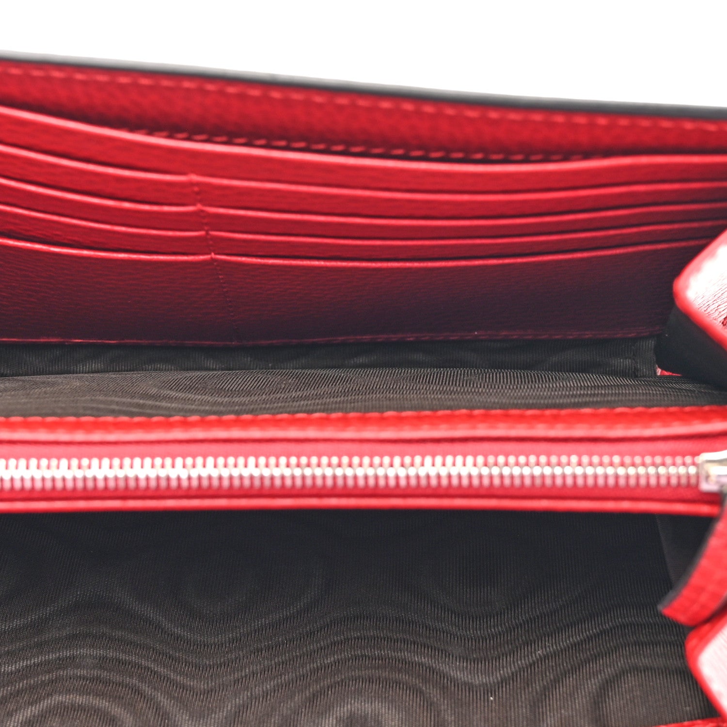 Gucci Calfskin Mini Dionysus Chain Wallet Hibiscus Red 5 of 11