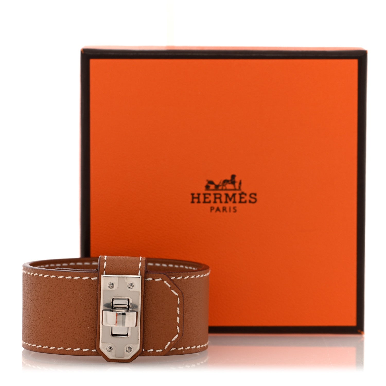 Hermes Swift Kelly Twist Bracelet T2 Gold 7 of 7