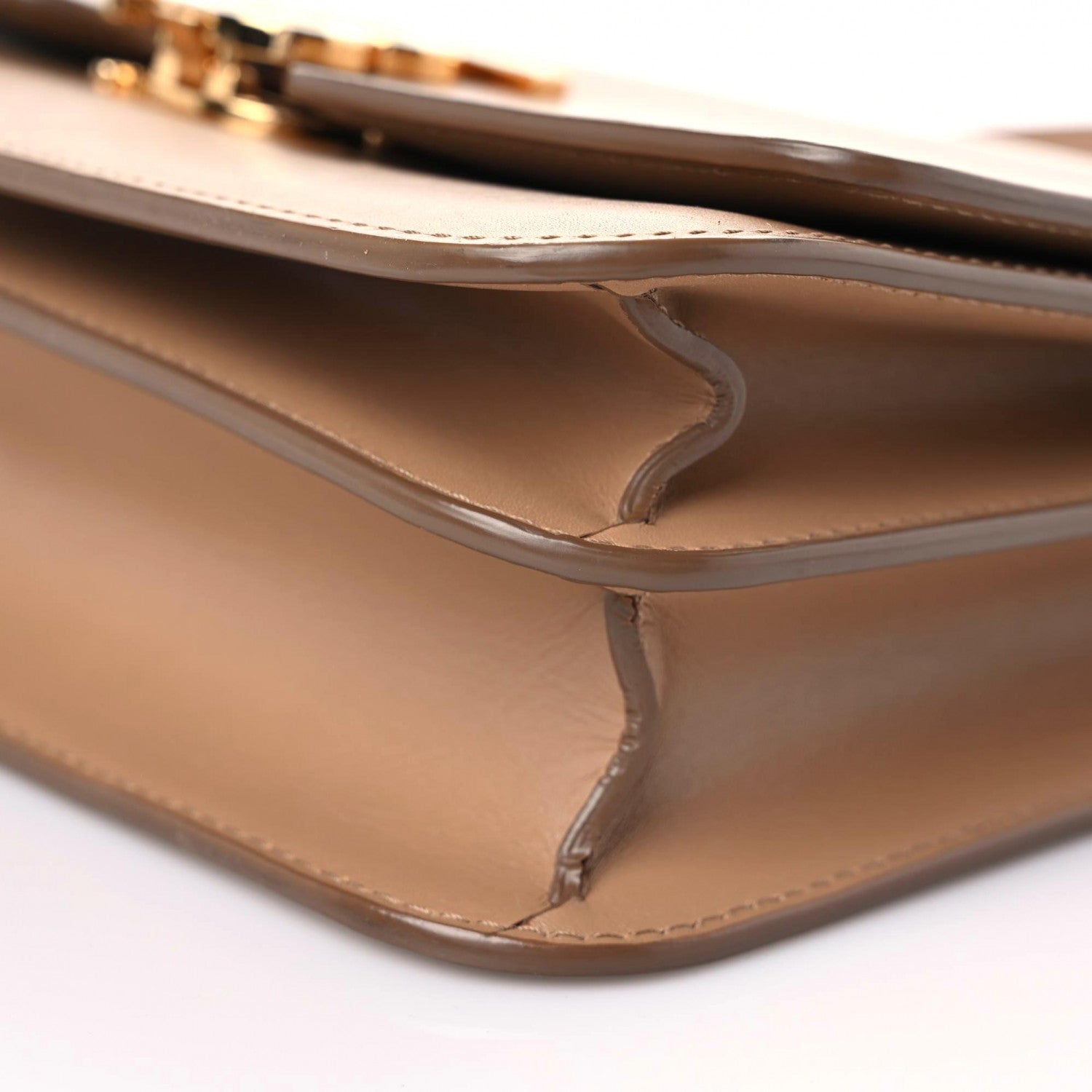 Burberry Calfskin Medium TB Bag Brown 10 of 13