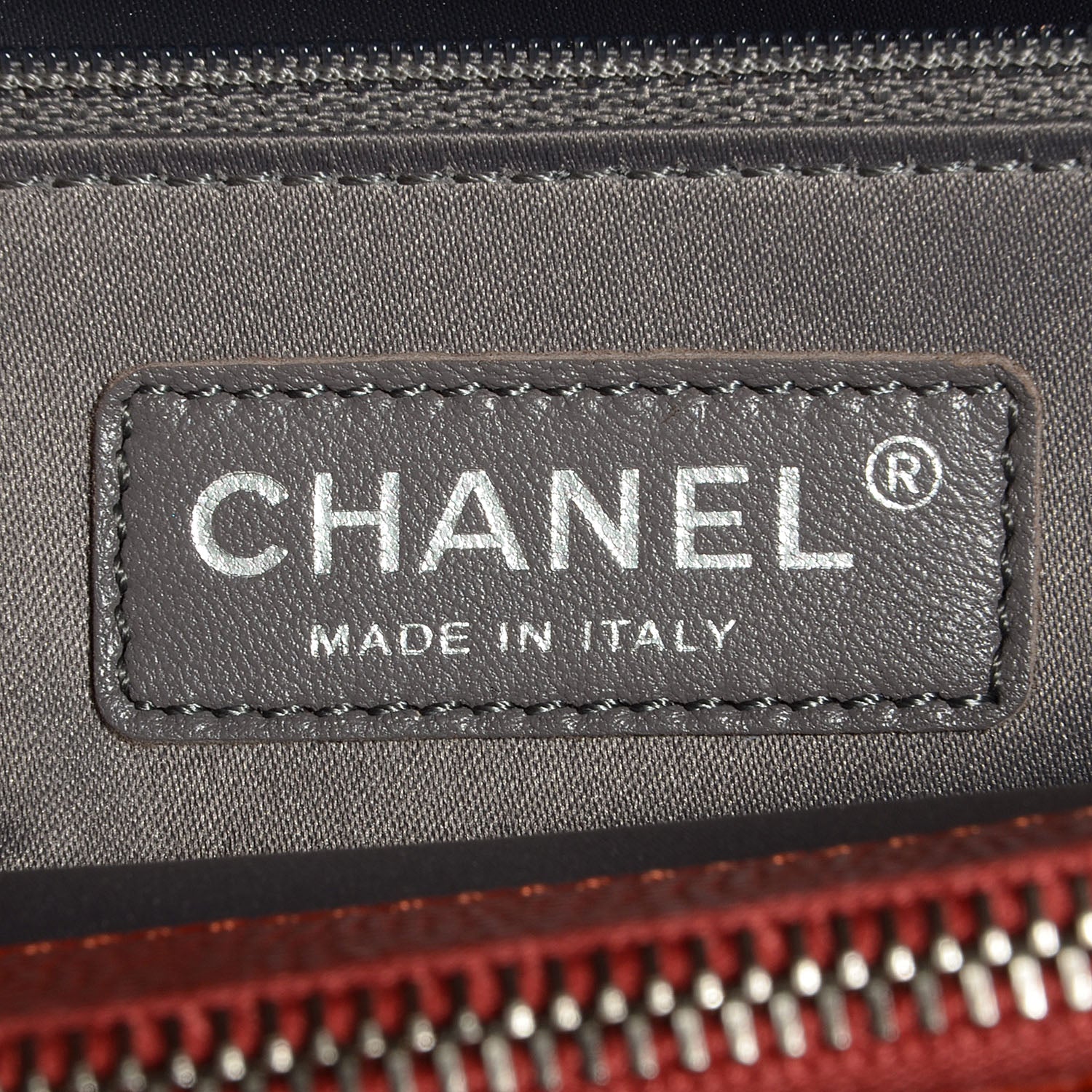 Chanel Caviar XL Grand Shopping Tote GST Orange 5 of 6