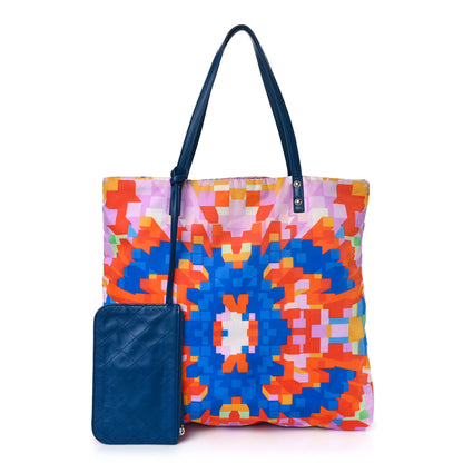 Chanel Nylon Printed CC Tote Multicolor 1 of 11
