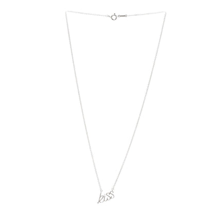 Tiffany Sterling Silver Paloma's Graffiti Kiss Pendant Necklace 3 of 5