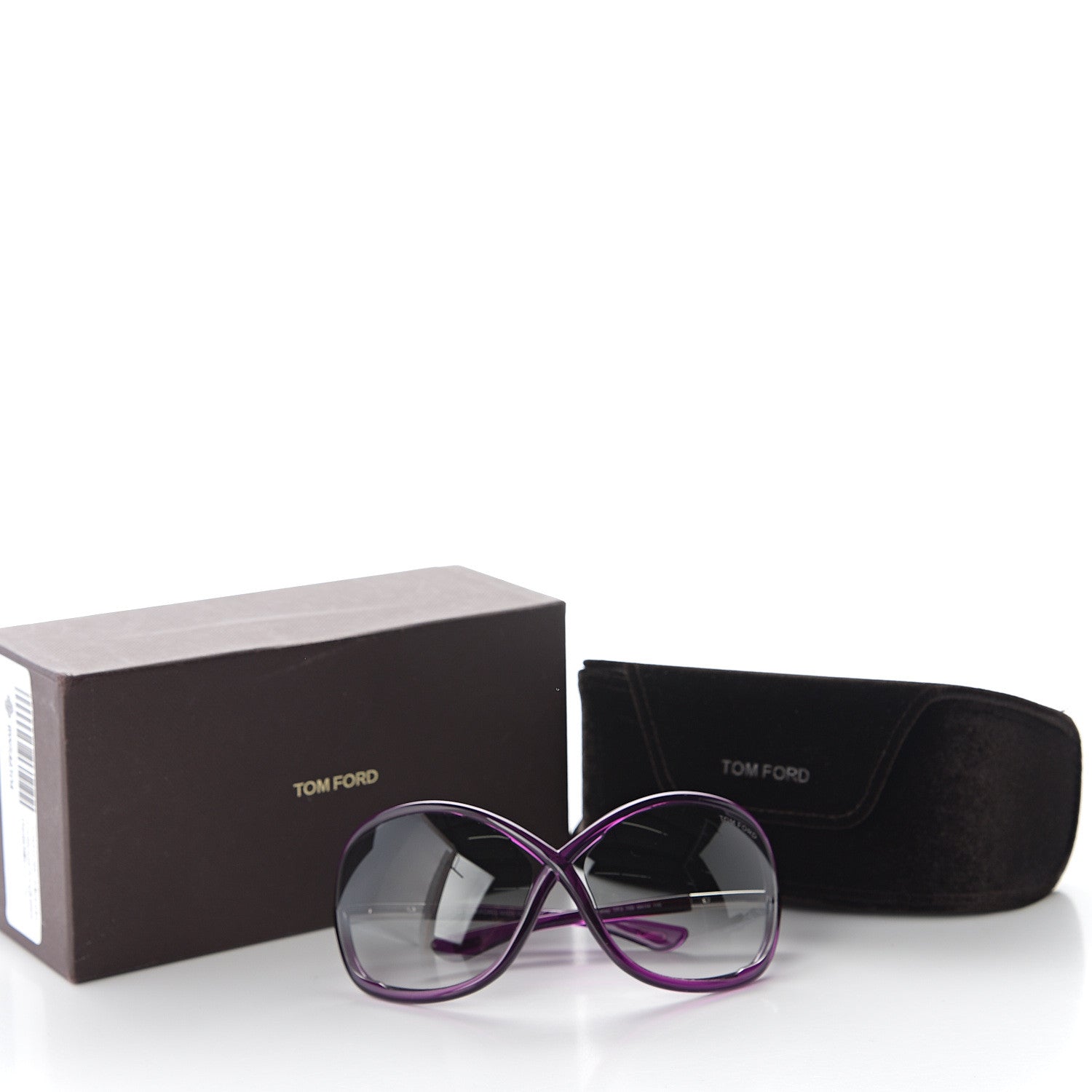Tom Ford Acetate Whitney Crossover Sunglasses TF9 Pink 8 of 8