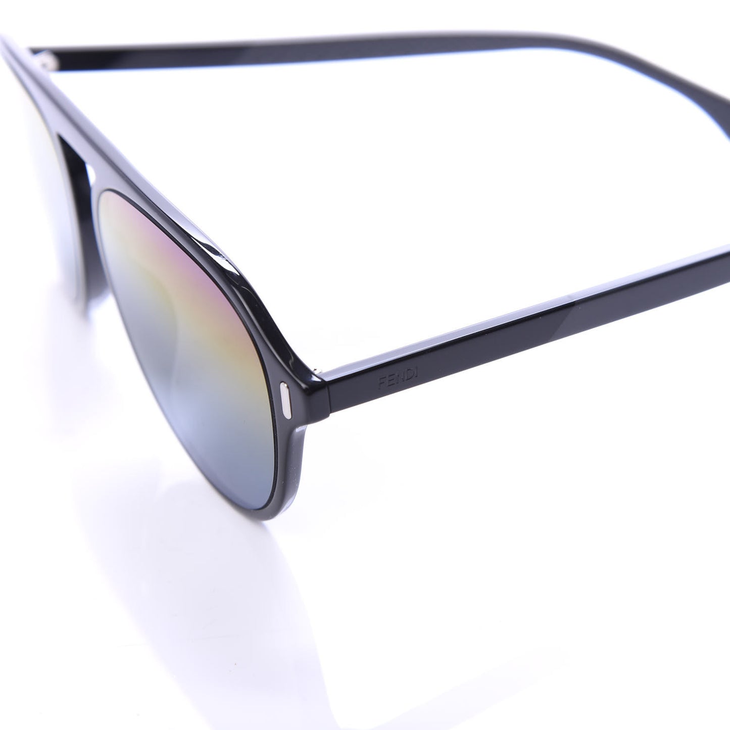 Acetate Aviator Sunglasses FF M0055/G/S Rainbow Black